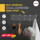 Self Adhesive Wall Mounted Hooks Strip - (BUY 1 GET 1 FREE)
