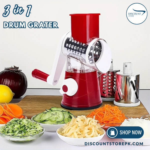 3 in 1 Drum Grater