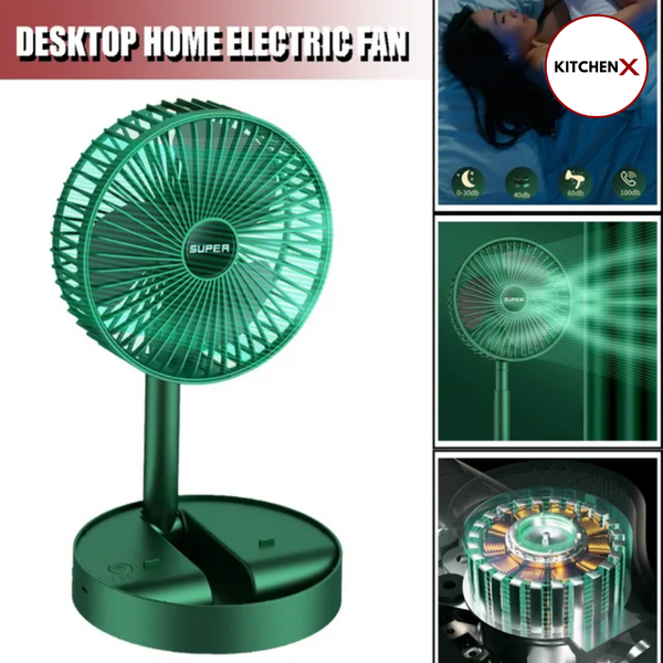 Portable Telescopic Folding Fan