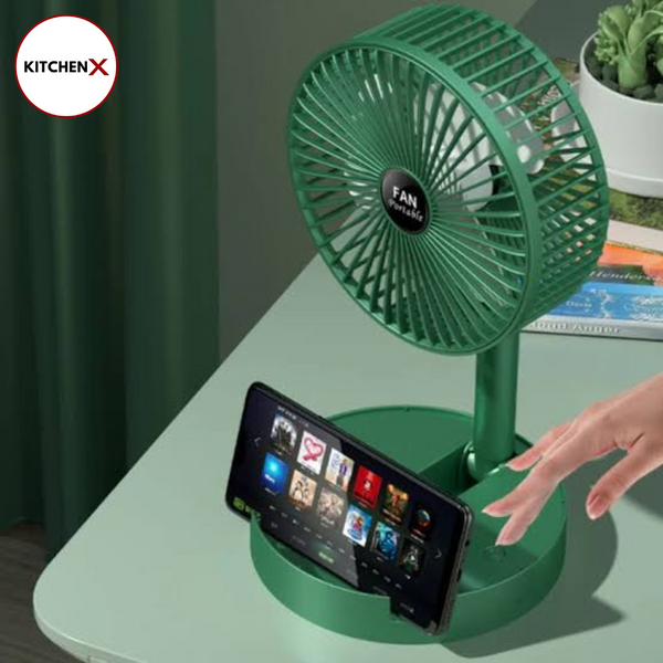 Portable Telescopic Folding Fan
