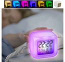 Colorful alarm clock LED