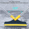 2 in 1 Floor Brush Scrubber with Long Handle Grout Brush Stiff Bristle Cleaning Scrub Brush with Squeegee 120°Rotating Tile Brus