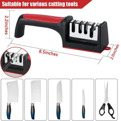 3-in-1 Knife Sharpener With Fruit And Meat