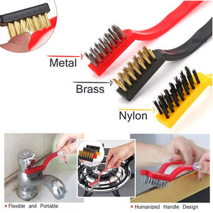 3 Pcs/Set Wire Brush Cleaner